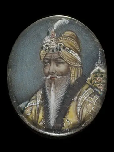 One of two portraits of Maharaja Ranjit Singh (1780-1839), by Unknown