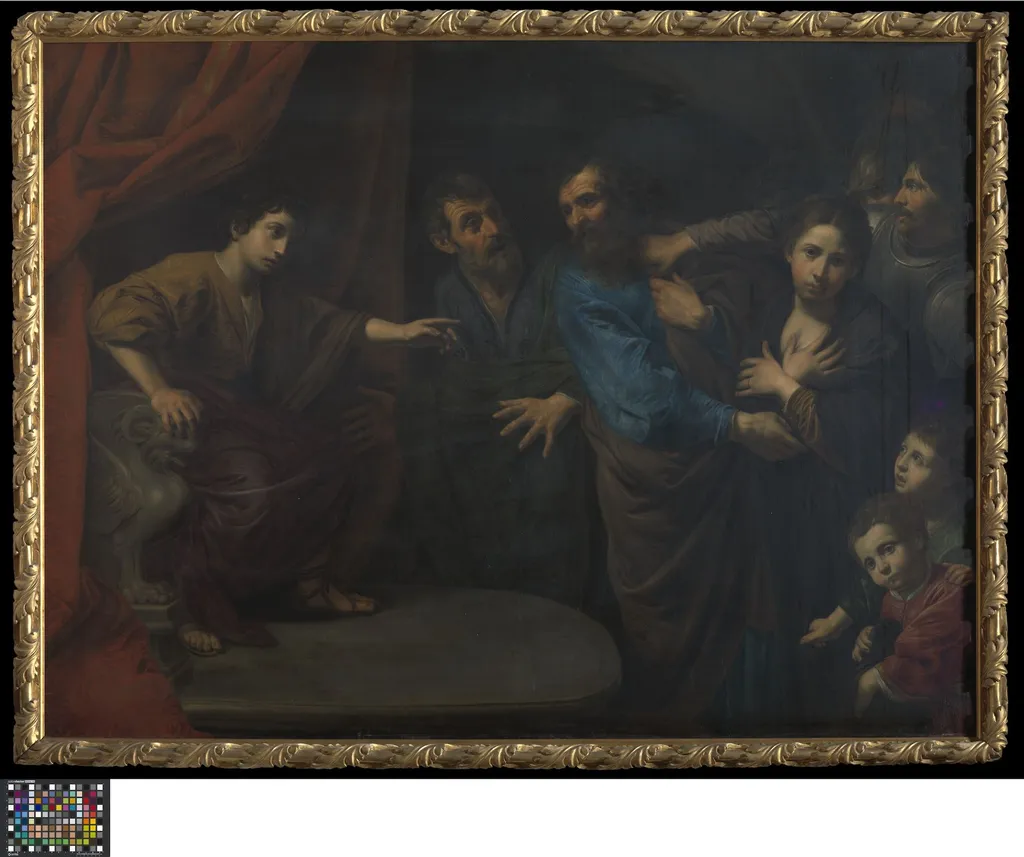 Oordeel van Daniël, by Unknown, oil, 1601