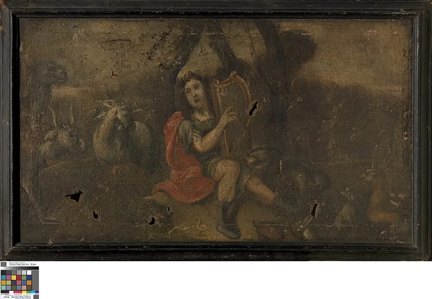 Orpheus, by Unknown, oil, 1601
