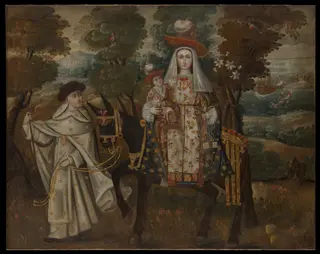 Our Lady of Mercy, called “The Pilgrim of Quito”, by Unknown, 1735