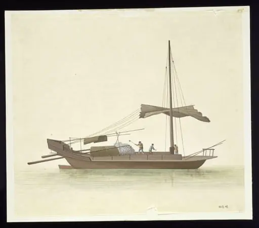 Oyster Shells Boat, by Unknown