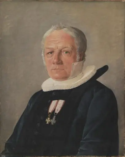 P.H. Mønster, Rural Dean in Sorø, later Bishop of Aarhus, by Unknown