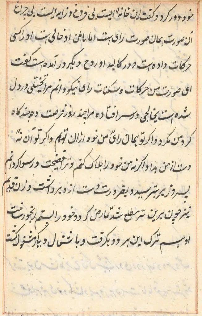 Page from Tales of a Parrot (Tuti-nama): text page, by Unknown
