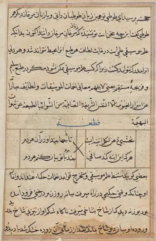 Page from Tales of a Parrot (Tuti-nama): text page, by Unknown, 1560