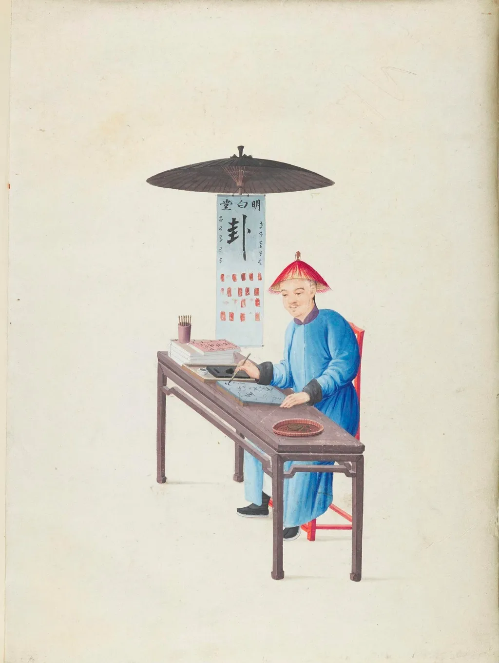 Painitng, by Unknown, paint, 1800