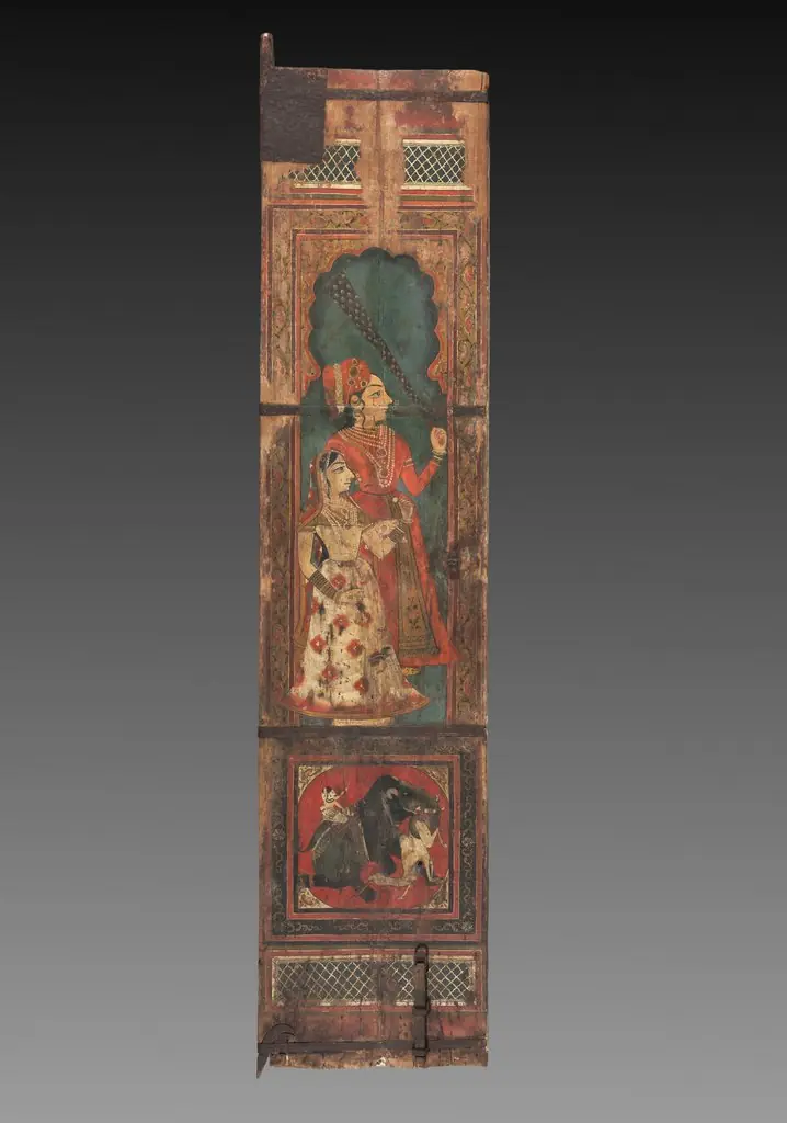Painted Door, by Unknown
