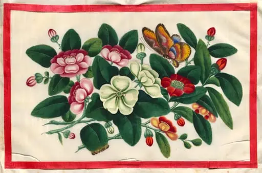 Painting Seven from Illustrated Book of Flowers and Butterflies, by Unknown