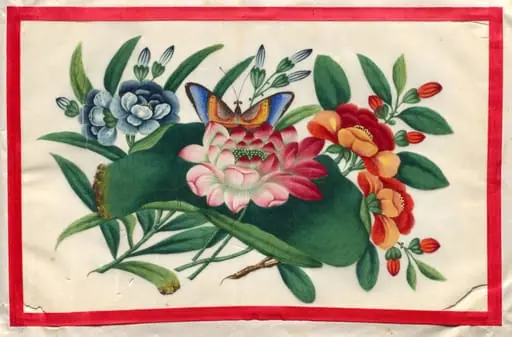 Painting Two from Illustrated Book of Flowers and Butterflies, by Unknown