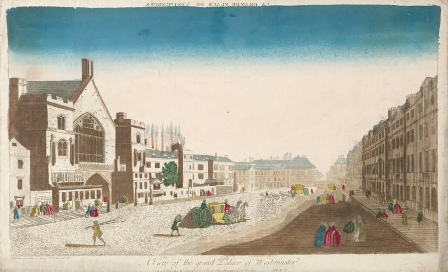 Palace of Westminster, by Unknown, 1706