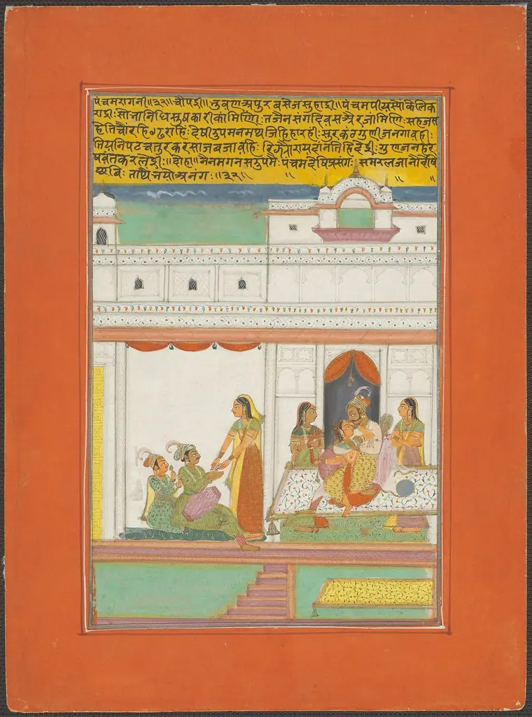 Panchama Ragini, Page from a Jaipur Ragamala Set, by Unknown