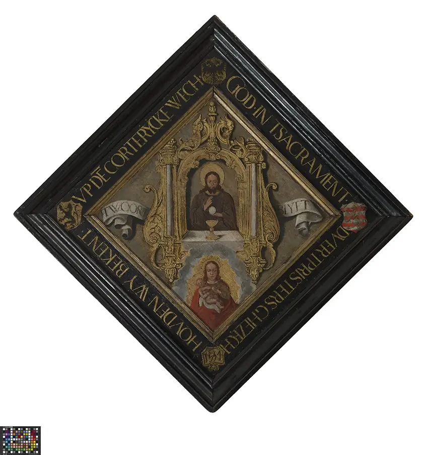 Panel of a Brotherhood, by Unknown