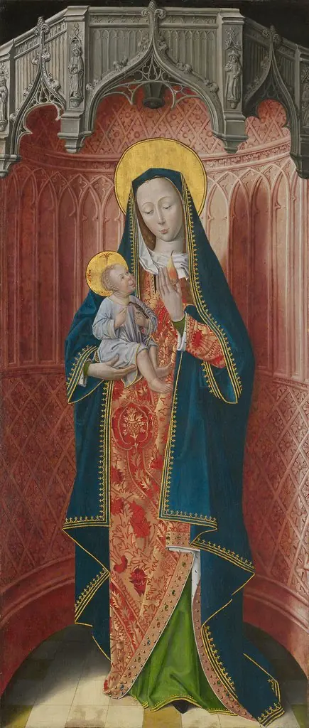 Panels from the High Altar of the Charterhouse of Saint-Honoré, Thuison-les-Abbeville: Virgin and Child, by Unknown