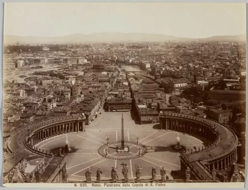 Panorama dalla Cupola di S. Pietro, Rome, by Unknown