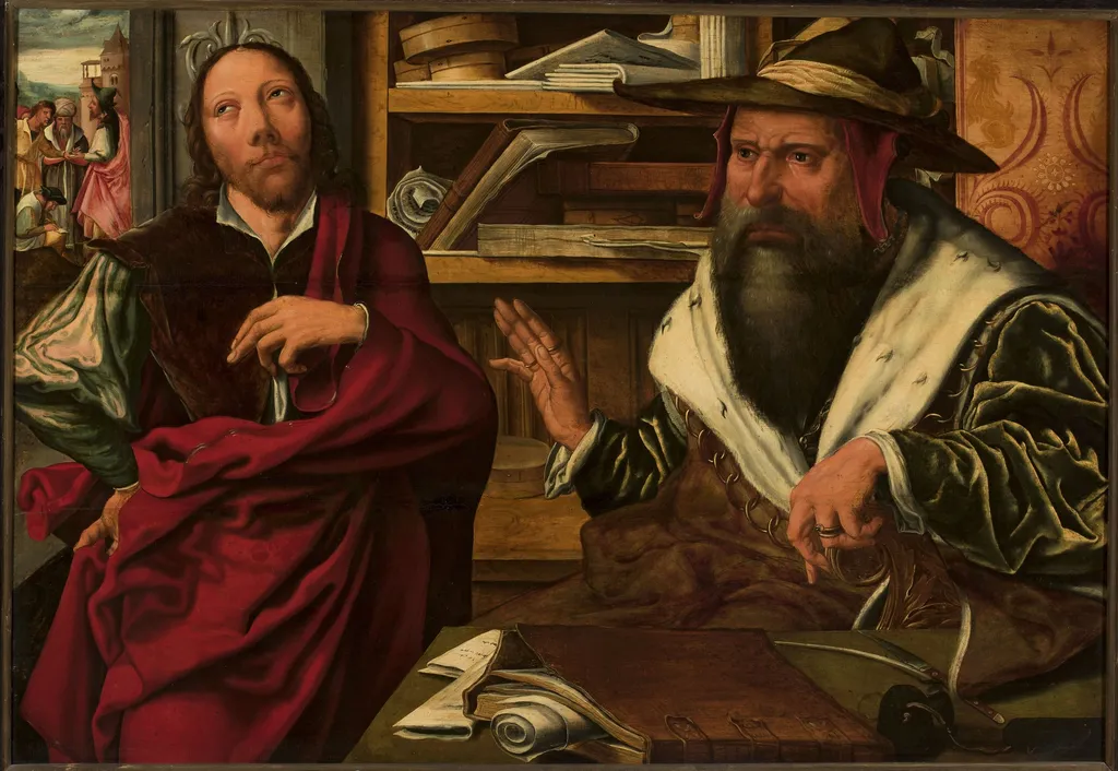 Parable of the unjust steward (Luke 16:1-13), by Unknown, oil