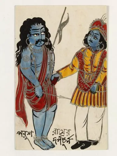 Parasurama and Rama, by Unknown