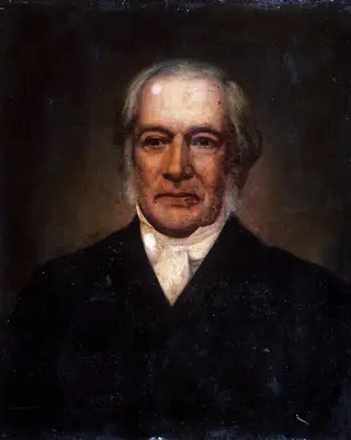 Parch. William Morgan D.D. (1801-1872), by Unknown, 1860