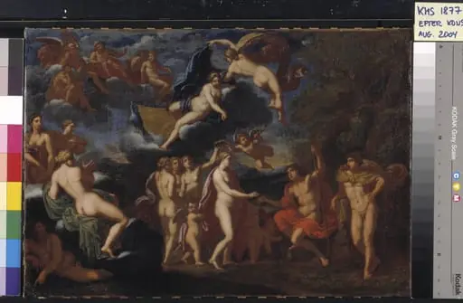 Paris Giving Venus the Apple, by Unknown