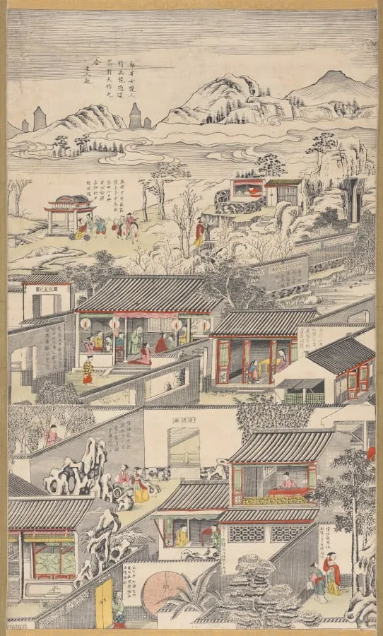 Part of Story of The Western Chamber, by Unknown, 1766
