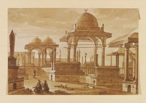 Part of the City of Tombs at Cairo, by Unknown