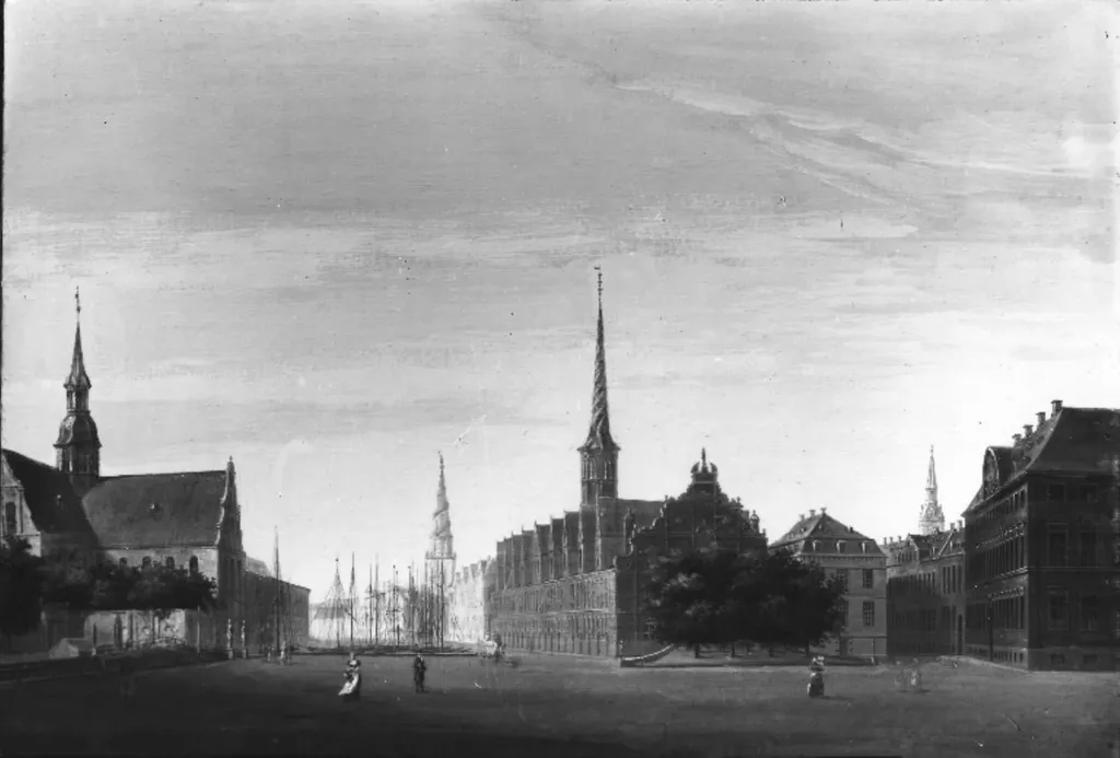 Parti af Børsen, by Unknown, 1850