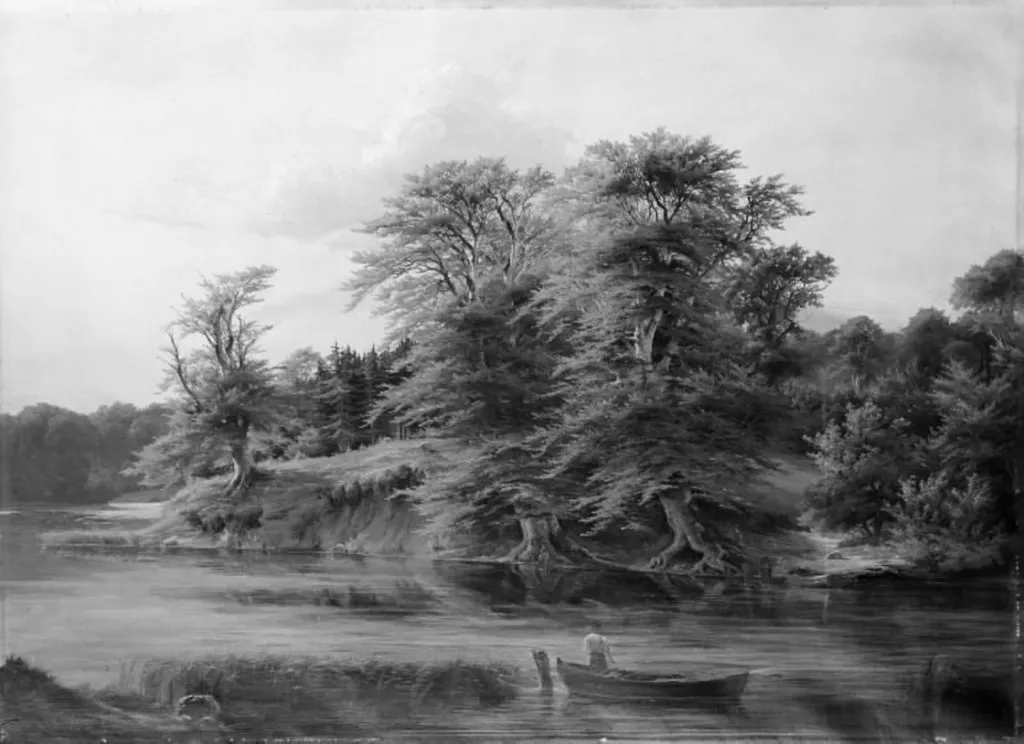 Parti ved Hammermøllen, by Unknown, 1846