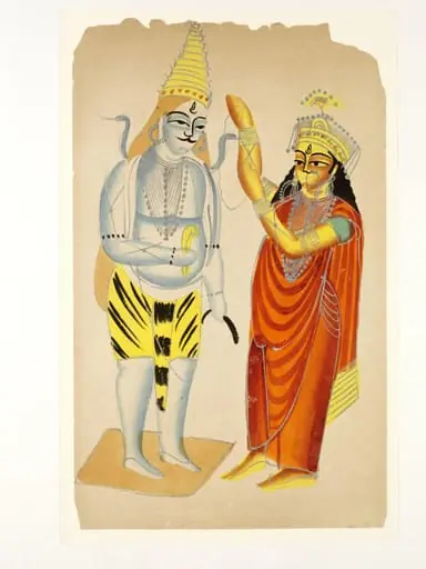 Parvati and Shiva, by Unknown