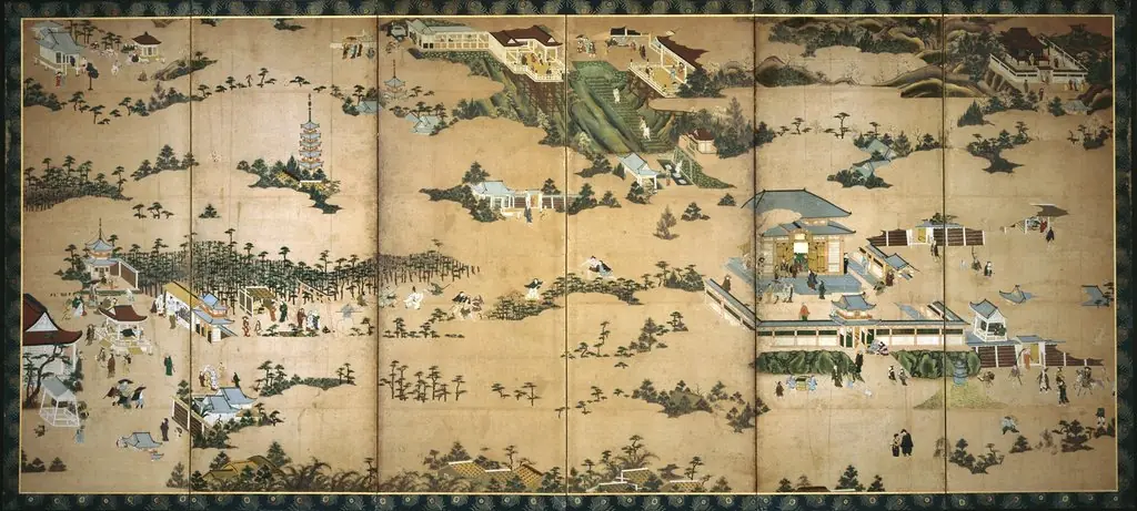 Pastimes and Pleasures in the Eastern Hills of Kyoto, by Unknown