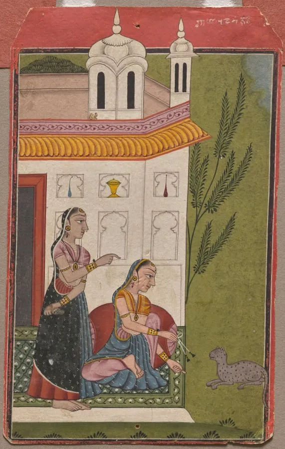 Patamanjari Ragini of Dipak, from a Ragamala, by Unknown, unspecified, 1745