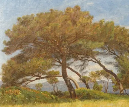 Peisaj la Barbizon, by Unknown