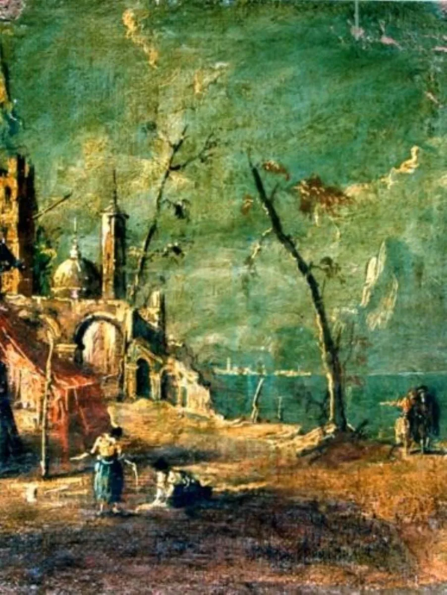 Peisaj la malul mării, by Unknown, unspecified, 1850