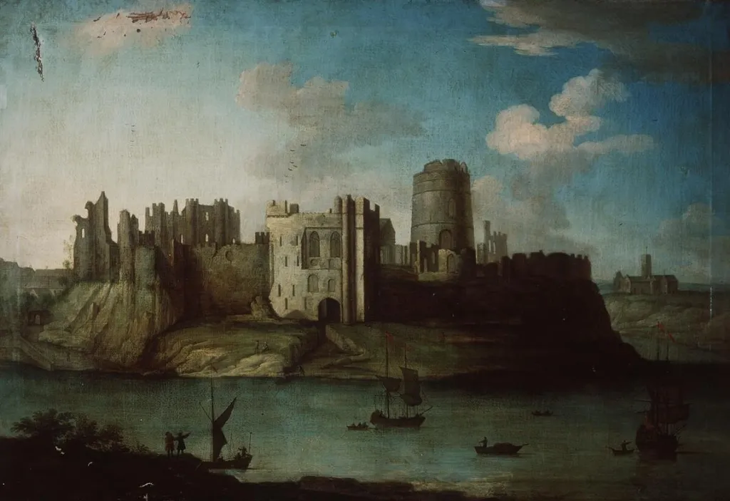 Pembroke Castle, by Unknown, oil, 1800