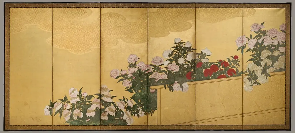 Peonies, by Unknown