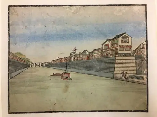 Perspective Print Depicting a Canal, by Unknown