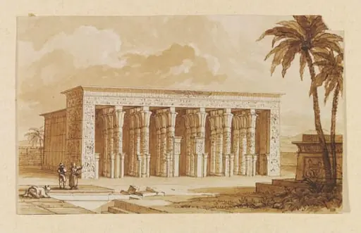 Perspective view of the Temple of Antaeopolis, by Unknown