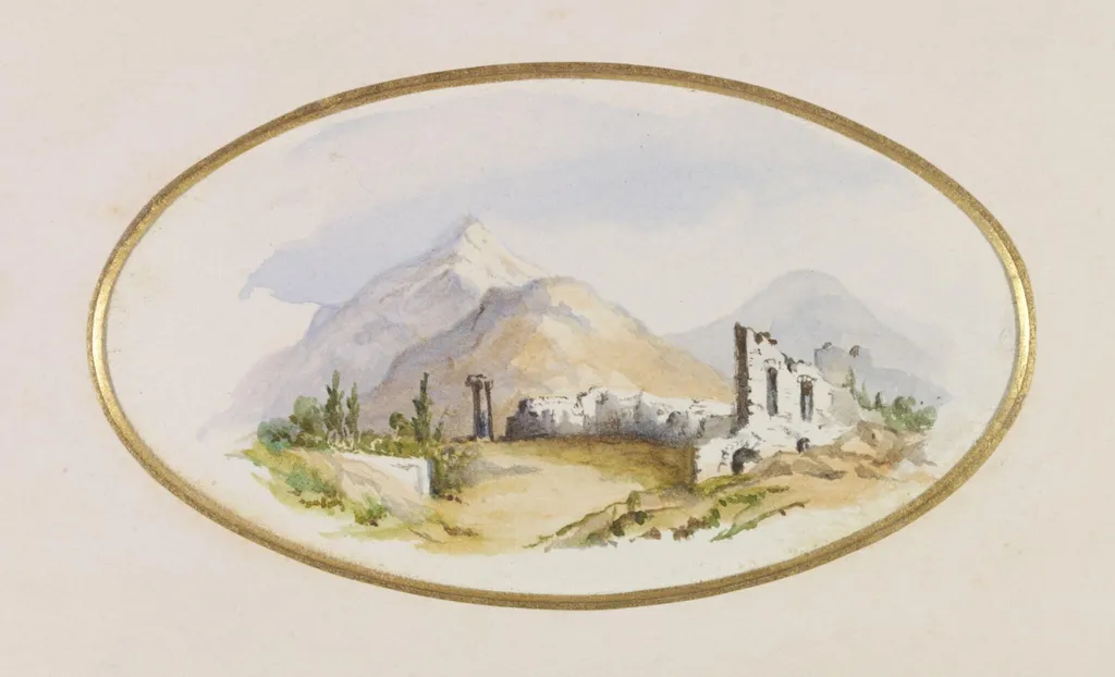 Philadelphia -, by Unknown, watercolor, 1845
