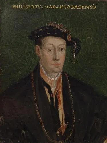 Philibert, Markgraf, Sohn Bernhards III., gestorben 1569, by Unknown