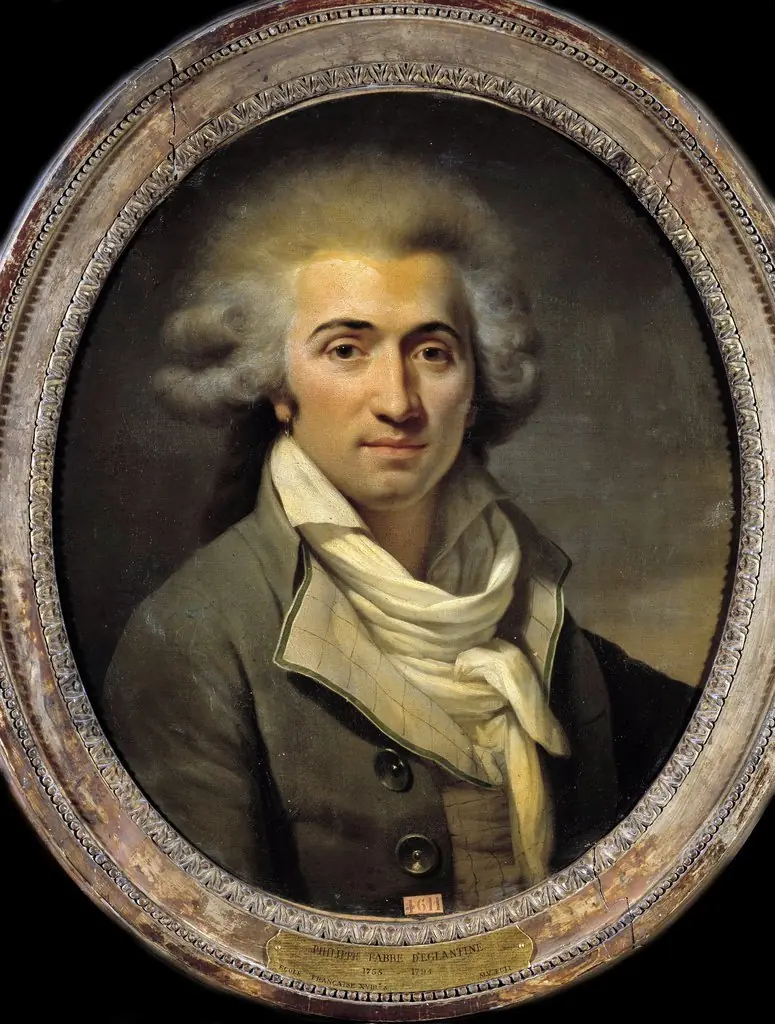 Philippe François Nazaire Fabre named 'Eglantine'  (1750-1794), by Unknown