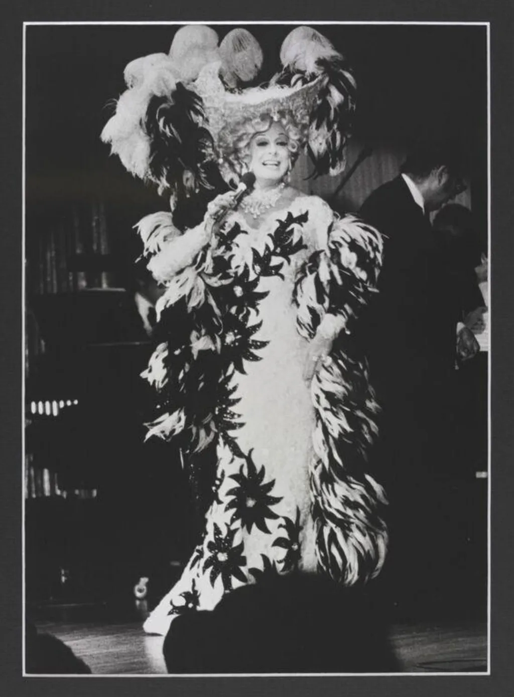 Photograph of Danny La Rue as Mae West, by Unknown, photographic, 1980