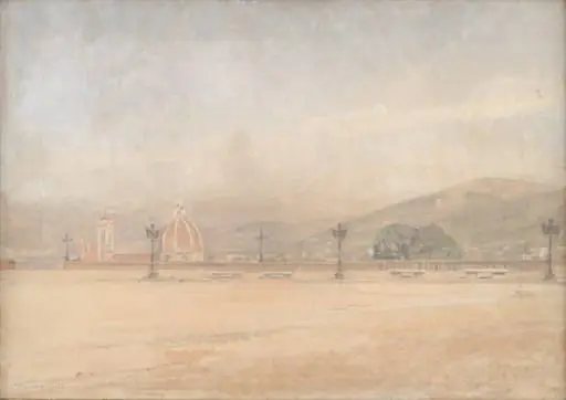 Piazzale Michelangelo near Florence, by Unknown
