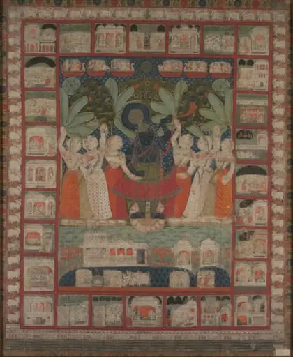 Pichvai of Shri Nathji, by Unknown