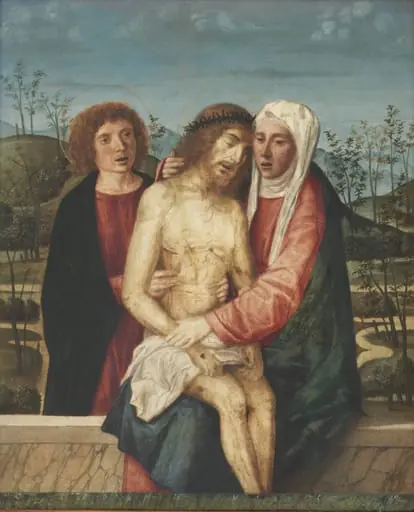 Pietà with Virgin and St. John, by Unknown
