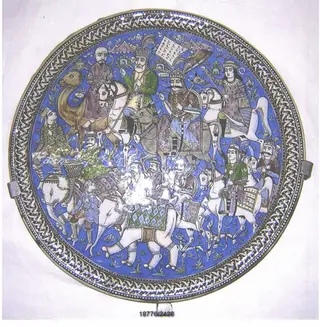 Placă circulară, by Unknown, 1850