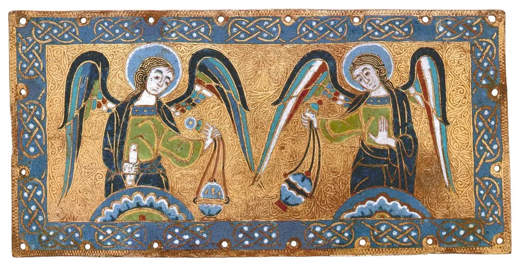 Plaque with Censing Angels, by Unknown, 1175
