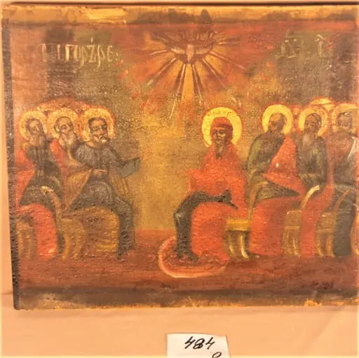 Pogorârea Sfântului Duh, by Unknown