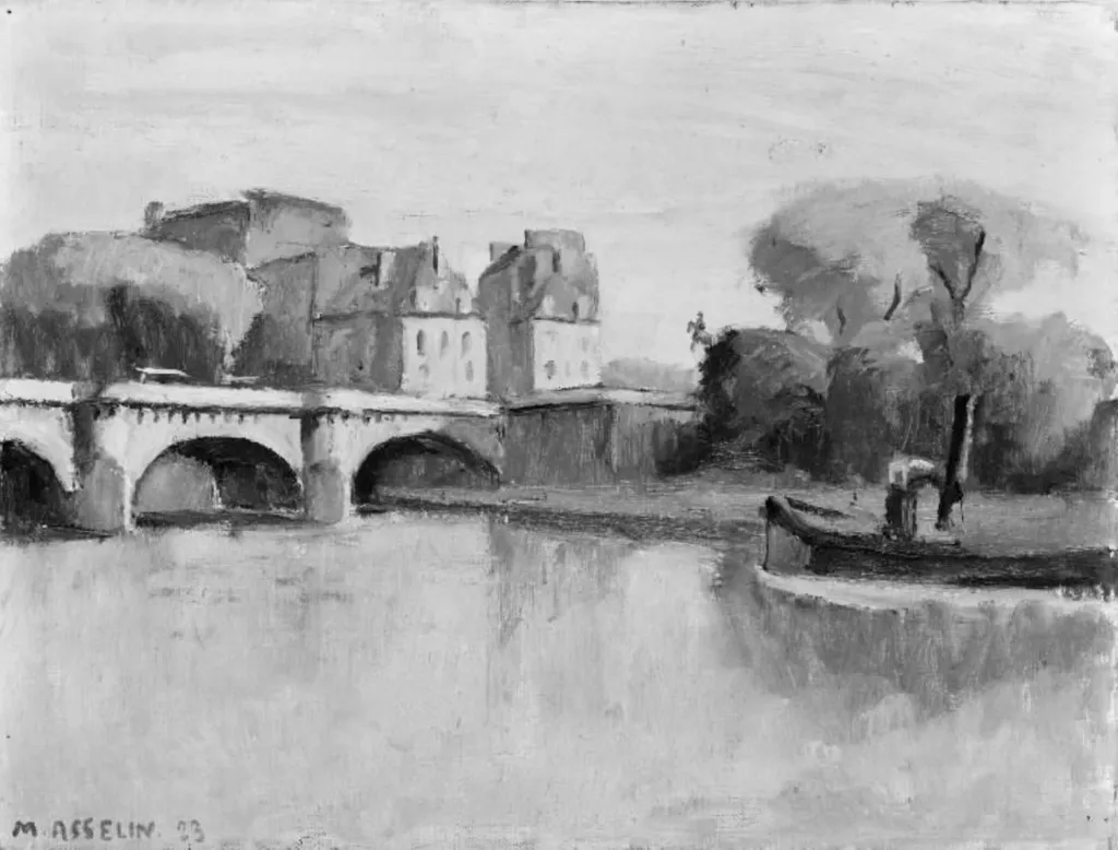 Pont Neuf, Paris, by Unknown, 1923