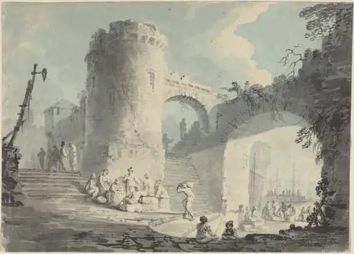 Port Scene, by Unknown