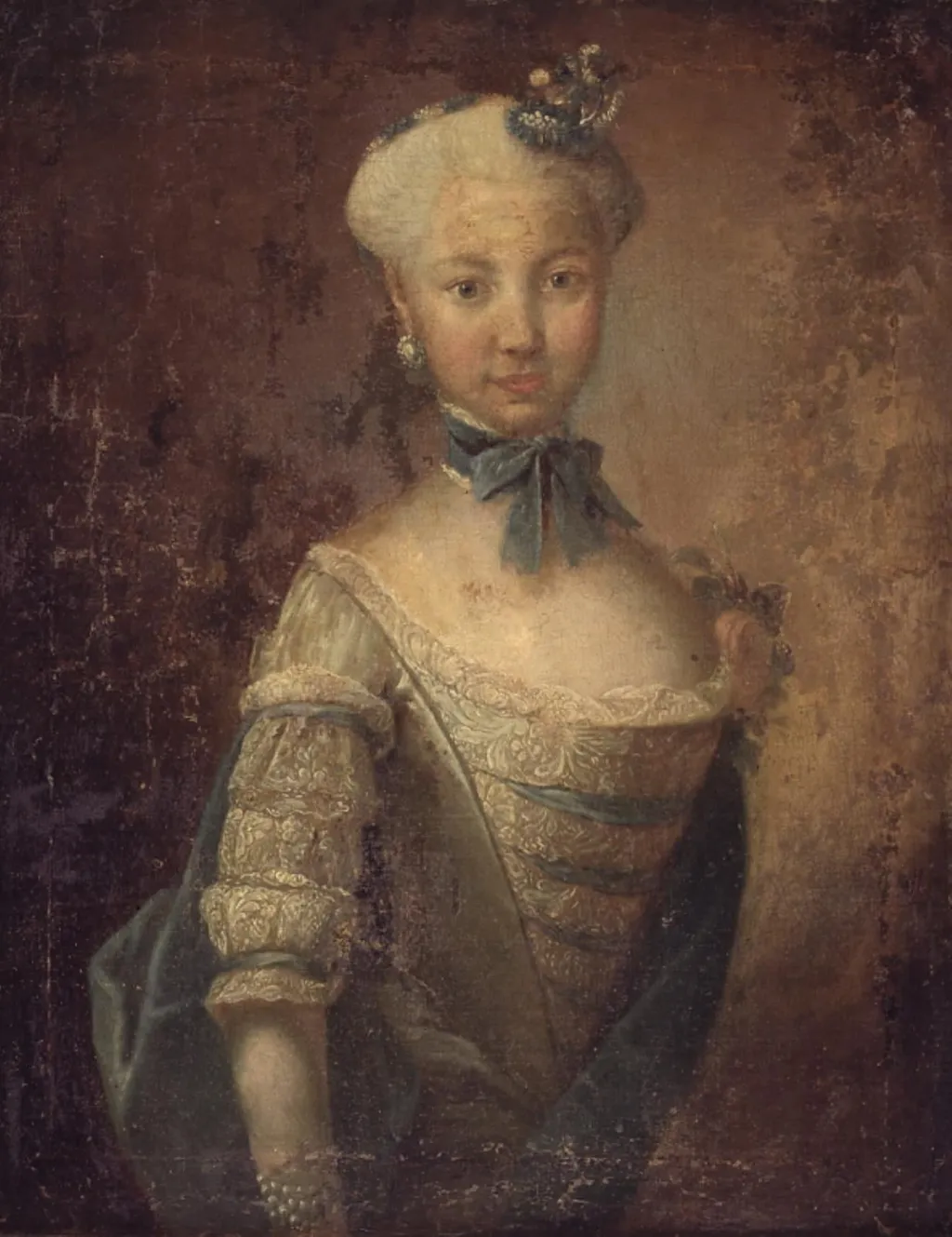 Portræt af en lille pige, by Unknown, 1767