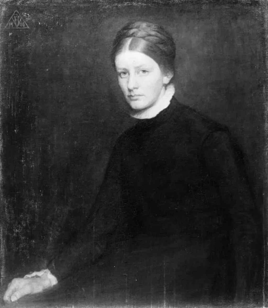 Portræt af en ung pige, by Unknown, 1900