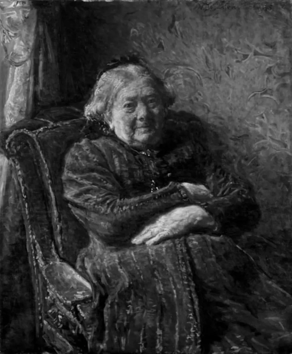 Portræt af fru Bella Philipsen, f. Natanson, by Unknown, 1905