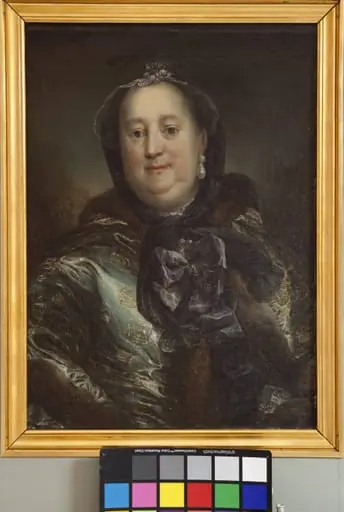 Portræt af hertuginde Antoinette Amalie af Braunschweig-Wolfenbüttel, by Unknown